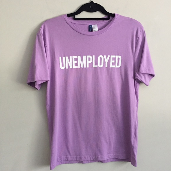 H&M Tops - H&M Unemployed Oversized Graphic Tee Small T-Shirt